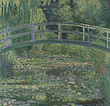 Bridge over a Pond of Water Lilies, Claude Monet (French, Paris 1840–1926 Giverny), Oil on canvas